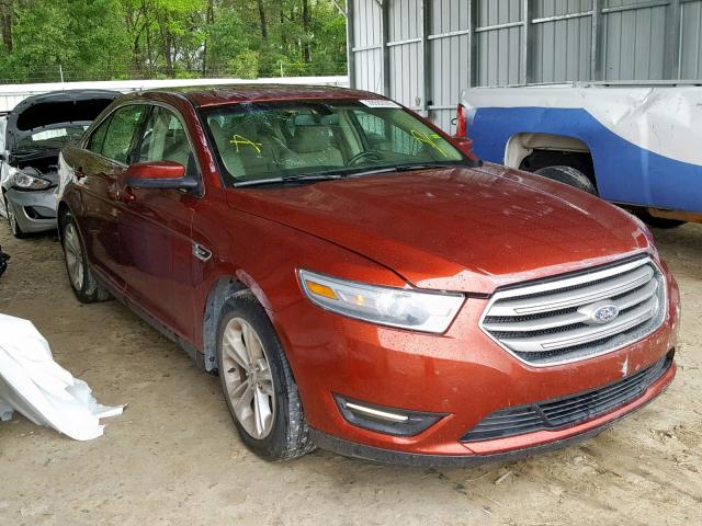 1FAHP2E89EG128637 - 2014 FORD TAURUS SEL MAROON photo 1