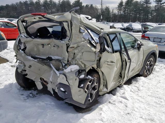 JF2GPAWC9E8301250 - 2014 SUBARU XV CROSSTR BEIGE photo 4