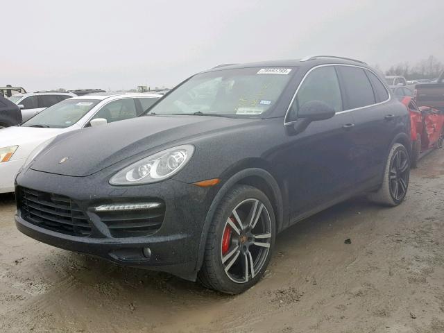 WP1AC2A20DLA92656 - 2013 PORSCHE CAYENNE TU BLACK photo 2