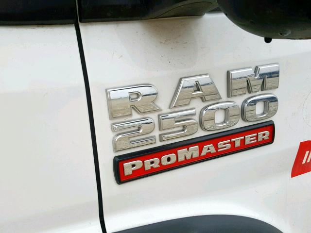 3C6TRVDG6FE501859 - 2015 RAM PROMASTER 白色 照片 9