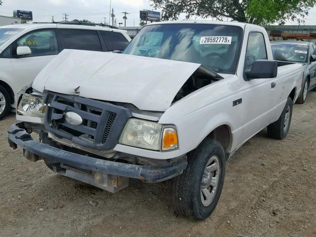 1FTYR10D47PA40472 - 2007 FORD RANGER WHITE photo 2