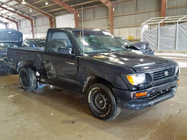 4TANL42N8TZ181177 - 1996 TOYOTA TACOMA BLACK photo 1