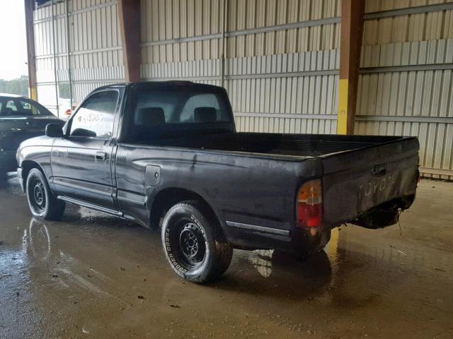 4TANL42N8TZ181177 - 1996 TOYOTA TACOMA BLACK photo 3