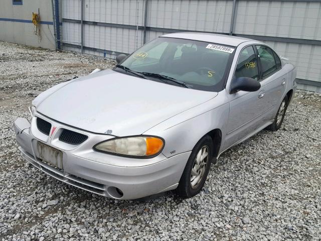 1G2NF52E14M664742 - 2004 PONTIAC GRAND AM S SILVER photo 2