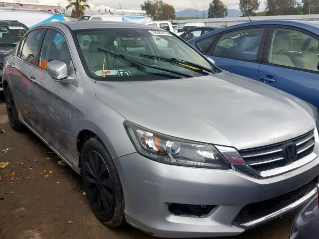 1HGCR2F88EA300528 - 2014 HONDA ACCORD EXL SILVER photo 1