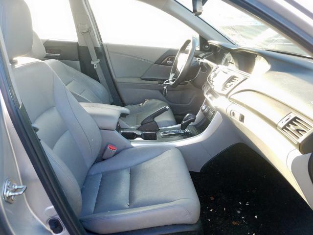 1HGCR2F88EA300528 - 2014 HONDA ACCORD EXL SILVER photo 5