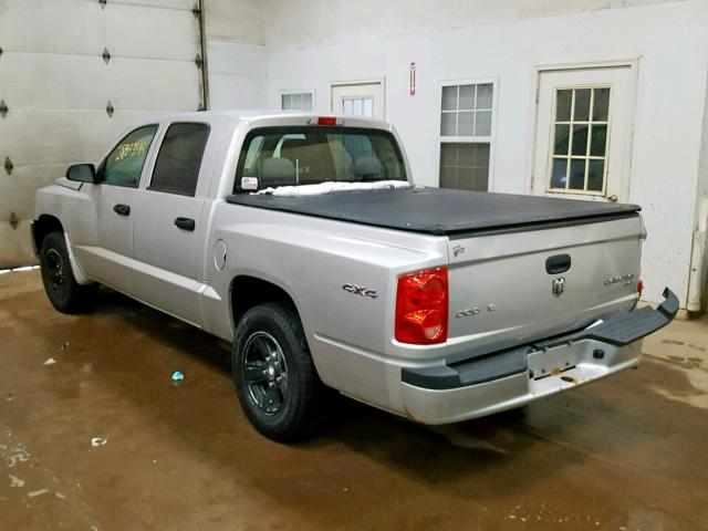 1D7RW3GK6BS504676 - 2011 DODGE DAKOTA SLT SILVER photo 3