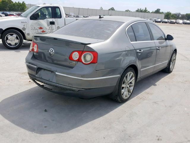 WVWCU73C58P125790 - 2008 VOLKSWAGEN PASSAT VR6 GRAY photo 4