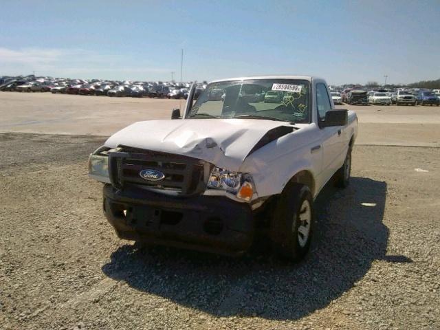 1FTYR10D08PA33309 - 2008 FORD RANGER WHITE photo 2