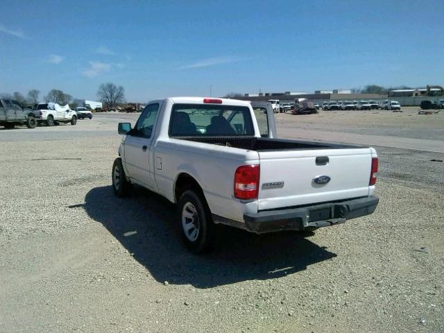 1FTYR10D08PA33309 - 2008 FORD RANGER WHITE photo 3