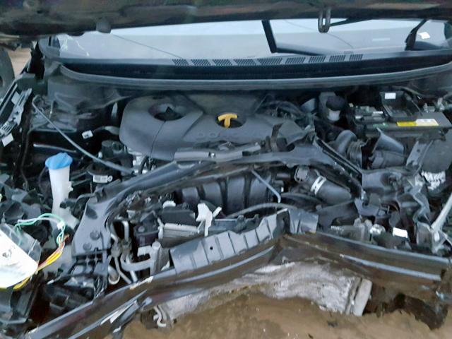 KNAFK4A68G5610124 - 2016 KIA FORTE LX BLACK photo 7