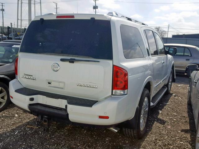 5N1AA0NC9FN611866 - 2015 NISSAN ARMADA SV WHITE photo 4