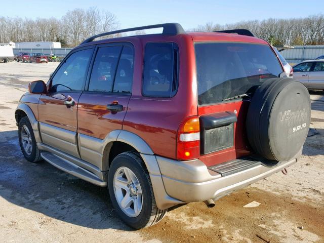 JS3TD62VX34102935 - 2003 SUZUKI GRAND VITA MAROON photo 3