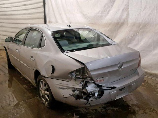 2G4WD582071131098 - 2007 BUICK LACROSSE C SILVER photo 3