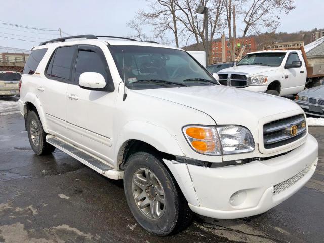 5TDBT48A43S150375 - 2003 TOYOTA SEQUOIA LI WHITE photo 1