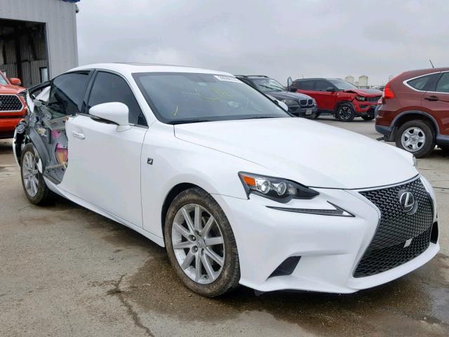 JTHBF1D24F5062147 - 2015 LEXUS IS 250 WHITE photo 1