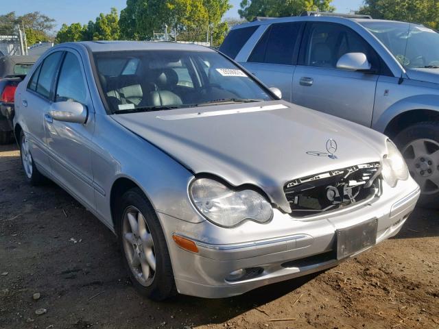 WDBRF61J63A513878 - 2003 MERCEDES-BENZ C 240 SILVER photo 1