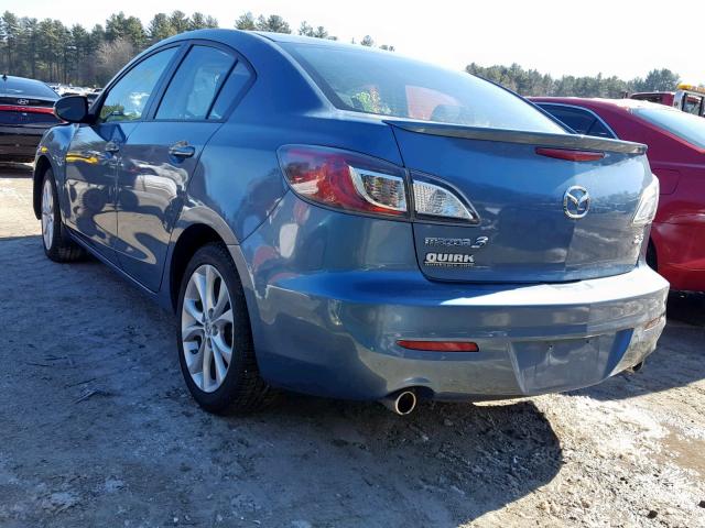 JM1BL1U65B1463026 - 2011 MAZDA 3 S BLUE photo 3