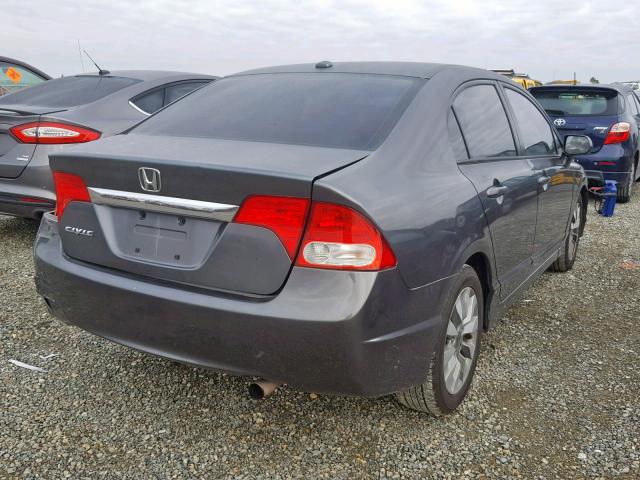 2HGFA1F99AH528735 - 2010 HONDA CIVIC EXL GRAY photo 4