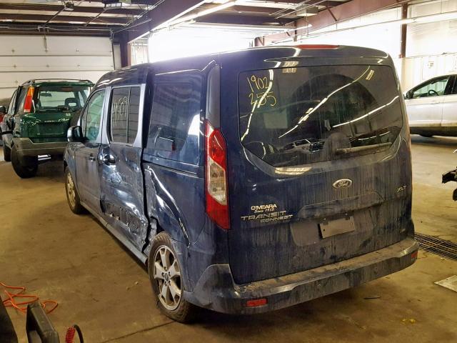 NM0GE9F70G1277726 - 2016 FORD TRANSIT CO BLUE photo 3