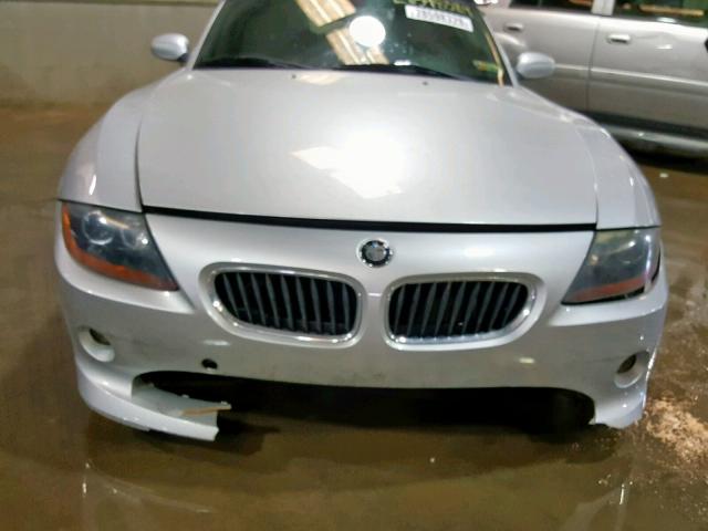 4USBT335X4LR68436 - 2004 BMW Z4 2.5 GRAY photo 9