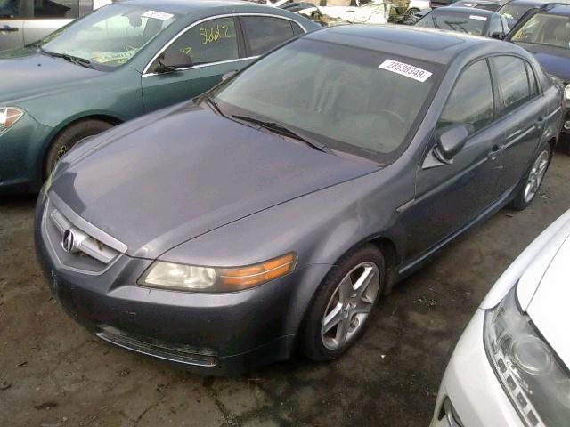 19UUA66266A077051 - 2006 ACURA 3.2TL GRAY photo 2