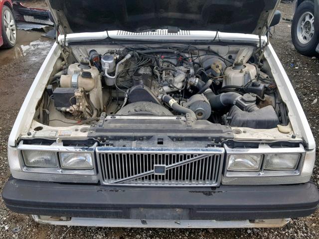 YV1FX8842J2197135 - 1988 VOLVO 740 GLE CREAM photo 7