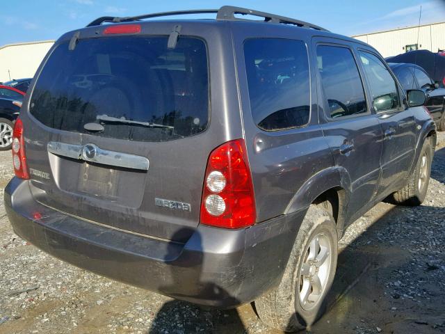 4F2YZ04156KM13363 - 2006 MAZDA TRIBUTE S GRAY photo 4