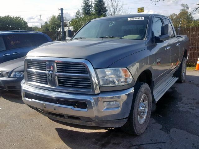 3D7TT2CT2AG144609 - 2010 DODGE RAM 2500 GRAY photo 2