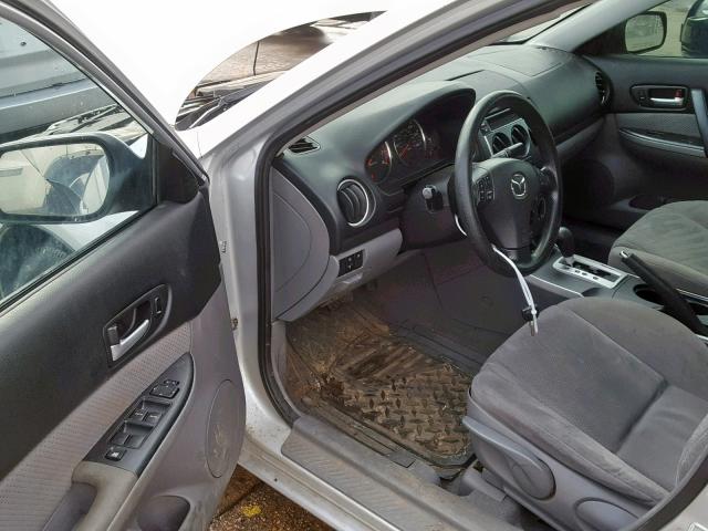 1YVHP80C575M22800 - 2007 MAZDA MAZDA6 SILVER photo 9