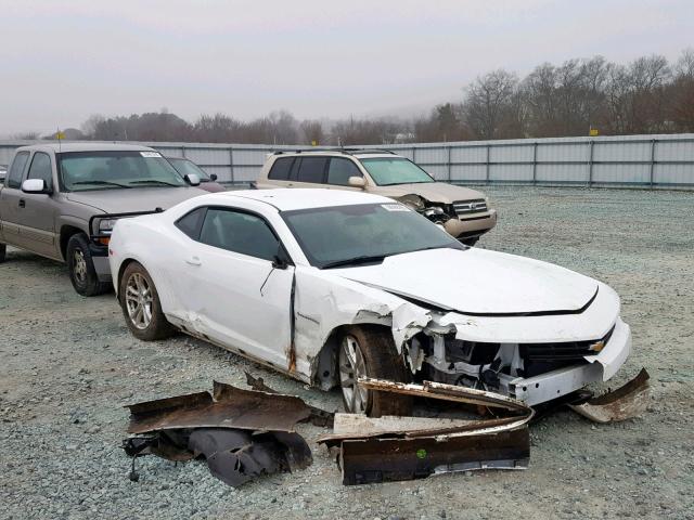 2G1FA1E34F9151334 - 2015 CHEVROLET CAMARO LS WHITE photo 1