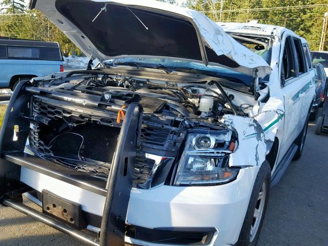 1GNSK3EC6FR688203 - 2015 CHEVROLET TAHOE SPEC WHITE photo 2