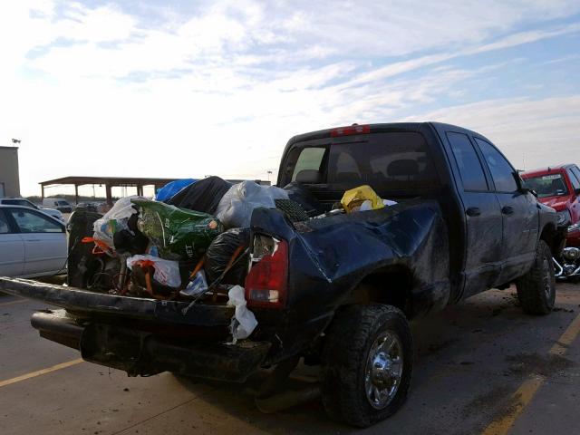 3D7KS28C06G107105 - 2006 DODGE RAM 2500 S შავი ფოტო 4