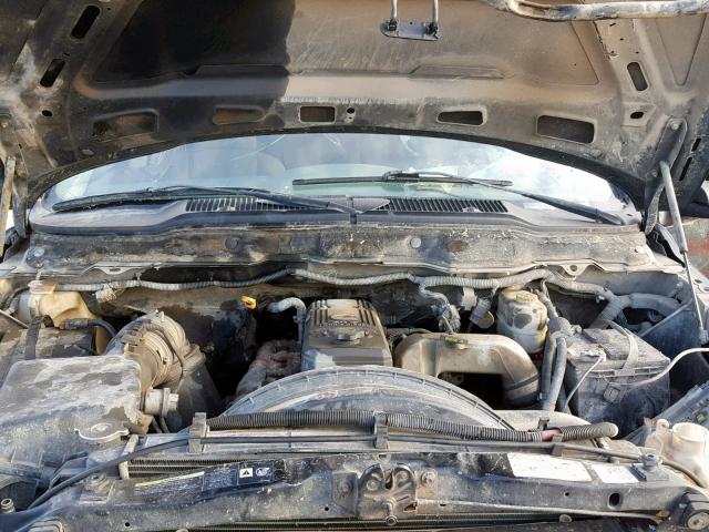 3D7KS28C06G107105 - 2006 DODGE RAM 2500 S შავი ფოტო 7