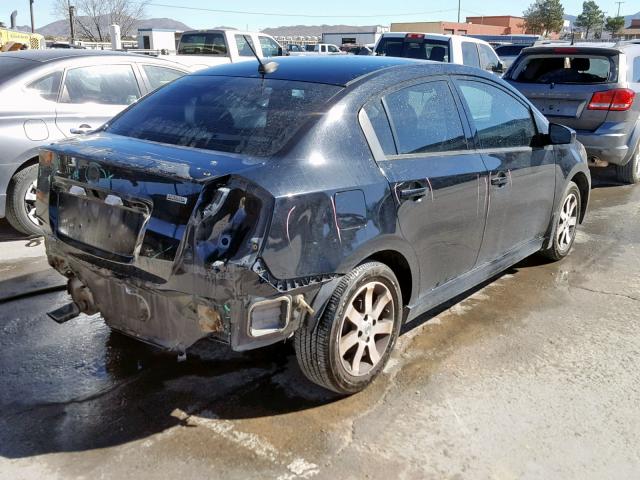 3N1AB6AP9BL720242 - 2011 NISSAN SENTRA 2.0 BLACK photo 4