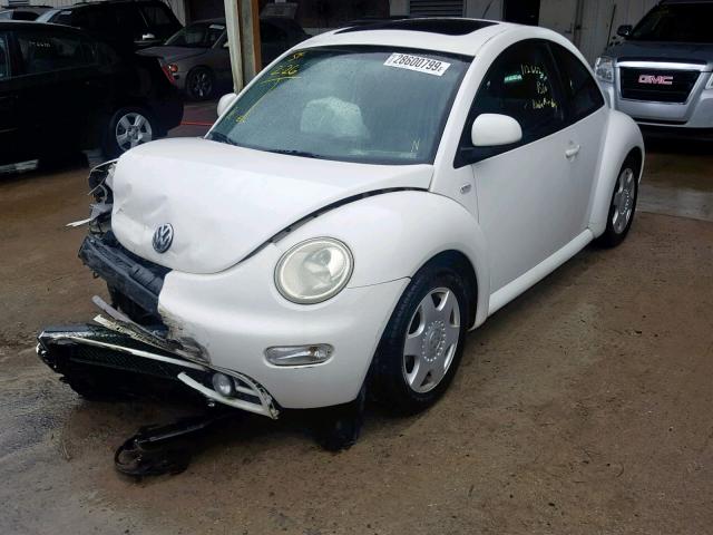 3VWCA21C6YM466178 - 2000 VOLKSWAGEN NEW BEETLE თეთრი ფოტო 2