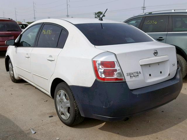 3N1AB61E07L686763 - 2007 NISSAN SENTRA 2.0 WHITE photo 3