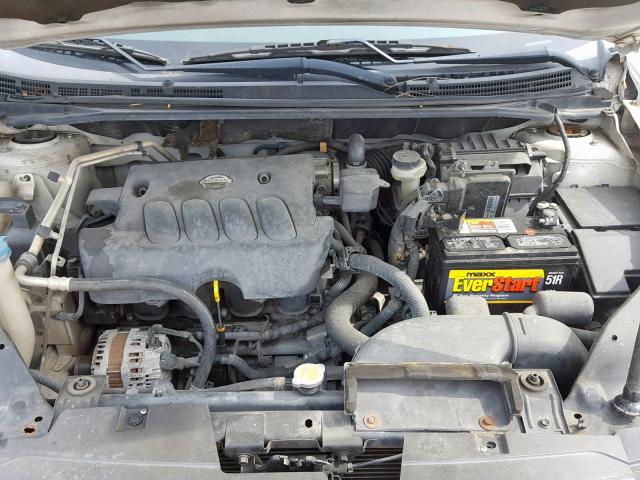 3N1AB61E07L686763 - 2007 NISSAN SENTRA 2.0 WHITE photo 7