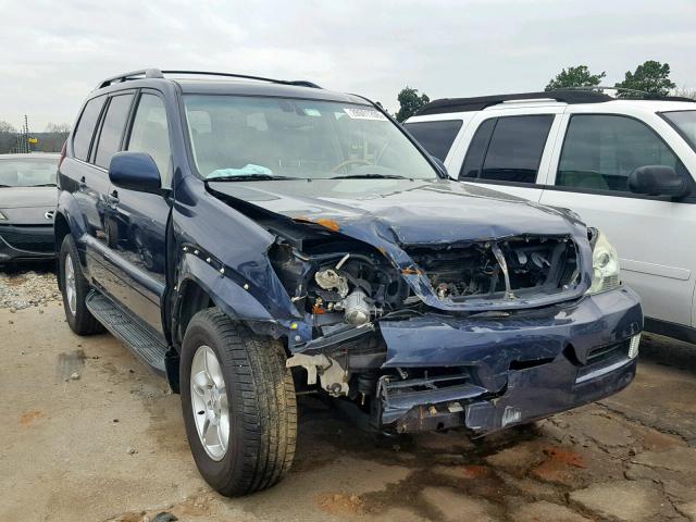 JTJBT20X230007736 - 2003 LEXUS GX 470 BLUE photo 1