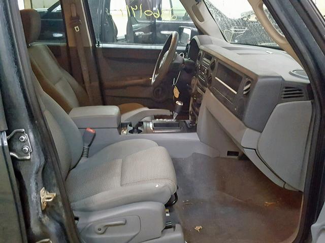 1J8HG48K46C332423 - 2006 JEEP COMMANDER GRAY photo 5