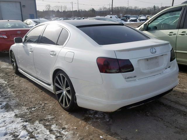 JTHCH96S060011638 - 2006 LEXUS GS GENERAT WHITE photo 3