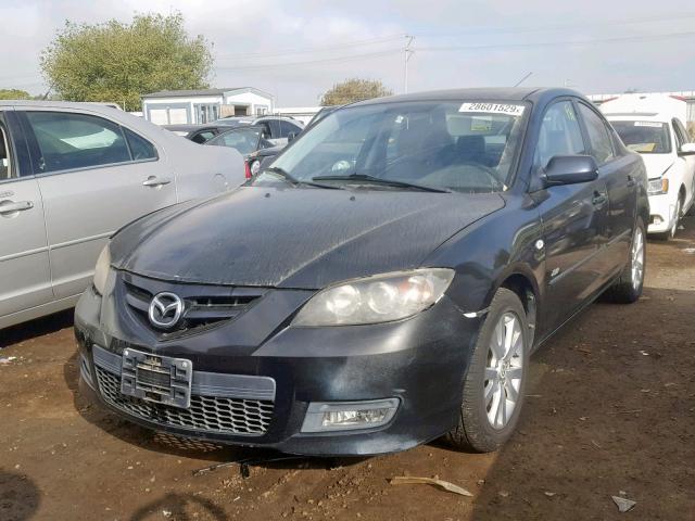 JM1BK324771632728 - 2007 MAZDA 3 S BLACK photo 2