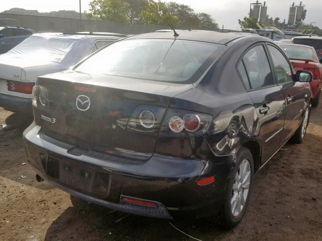 JM1BK324771632728 - 2007 MAZDA 3 S BLACK photo 4