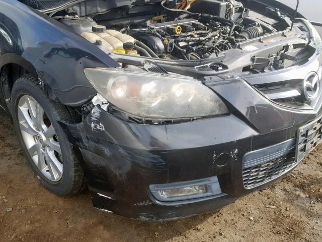 JM1BK324771632728 - 2007 MAZDA 3 S BLACK photo 9