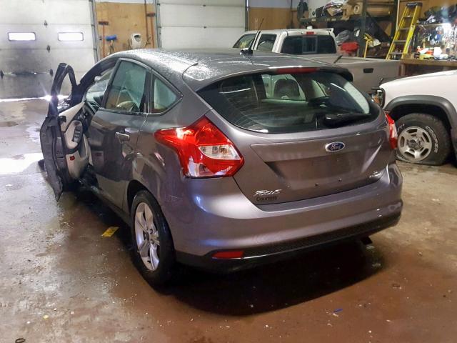 1FADP3K24DL248260 - 2013 FORD FOCUS SE GRAY photo 3