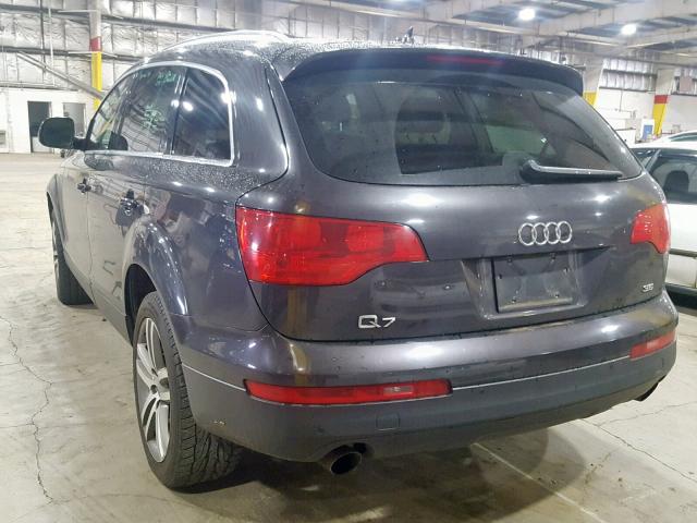 WA1BY74LX7D062887 - 2007 AUDI Q7 3.6 QUA BLACK photo 3