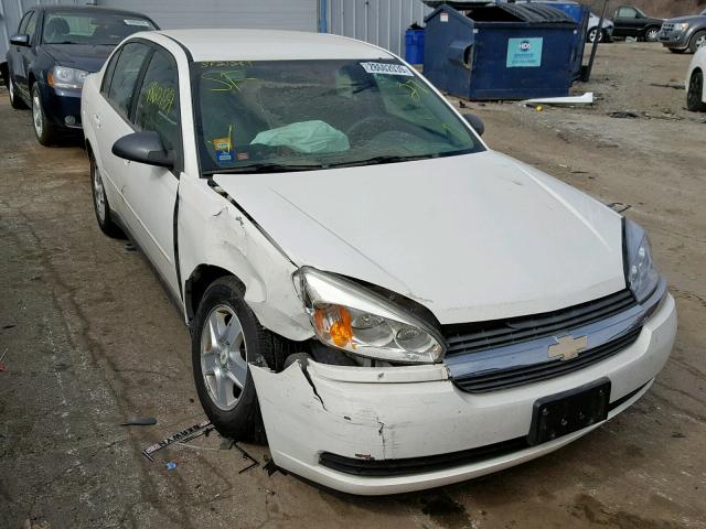 1G1ZT52855F329305 - 2005 CHEVROLET MALIBU LS WHITE photo 1