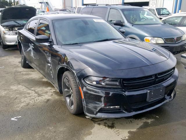 2C3CDXHG9HH524612 - 2017 DODGE CHARGER SX BLACK photo 1