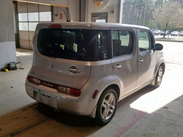 JN8AZ28R09T117375 - 2009 NISSAN CUBE BASE SILVER photo 4