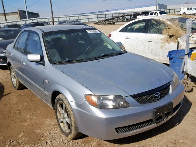 JM1BJ225231164276 - 2003 MAZDA PROTEGE DX SILVER photo 1